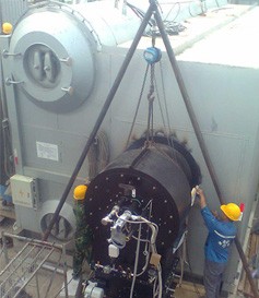 冠航手拉葫蘆助力電力變電站設備的吊裝